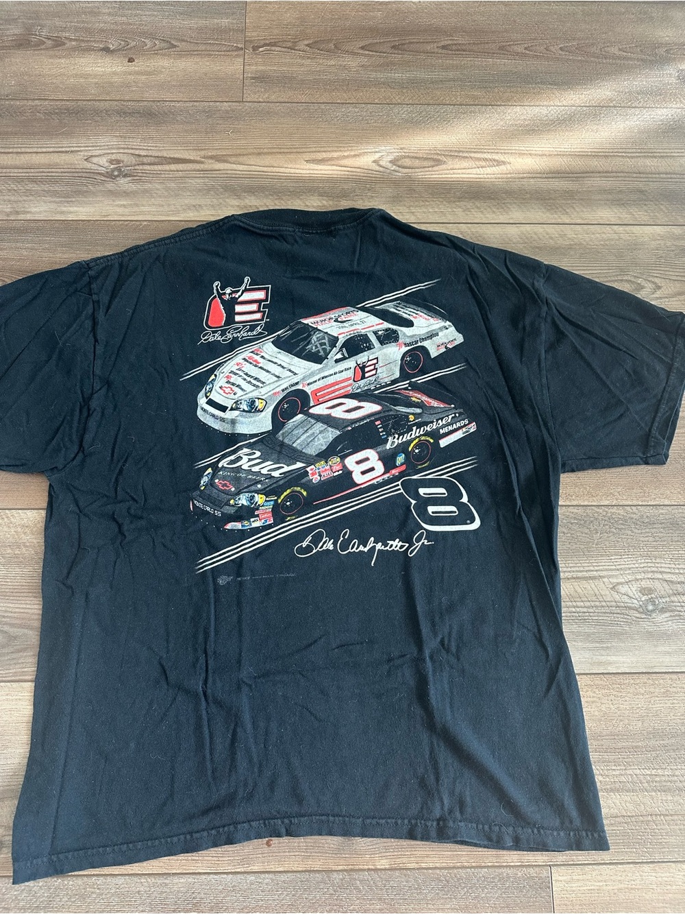 Vintage Dale Earnhardt Sr & Jr Hall of Fame Racing NASCAR Shirt Sz XL